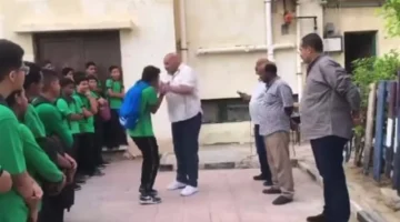 اعتداء الطابور.. تفاصيل جديدة من أصدقاء عائلة ناظر مدرسة النصر بعد انتشار فيديو الواقعة المثيرة